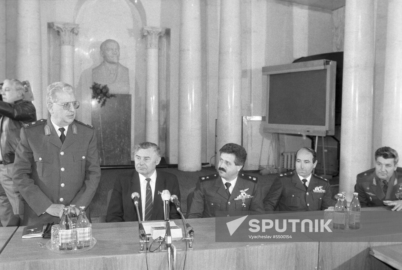 Delegation of Syrian astronauts in USSR