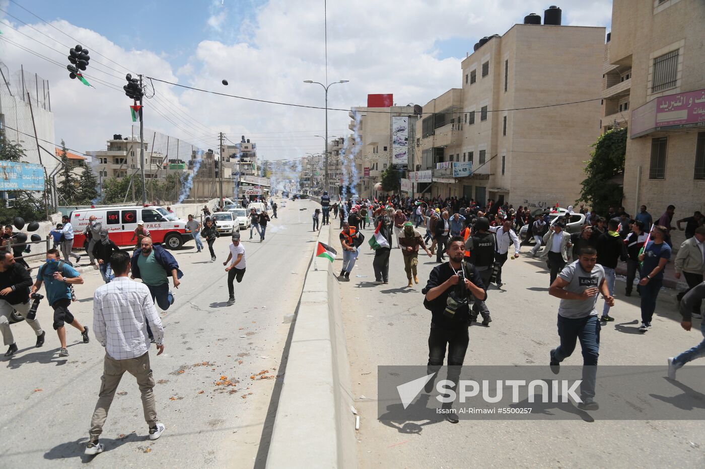 Protests in Palestine due to US Embassy transfer to Jerusalem