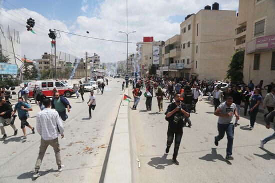 Protests in Palestine due to US Embassy transfer to Jerusalem