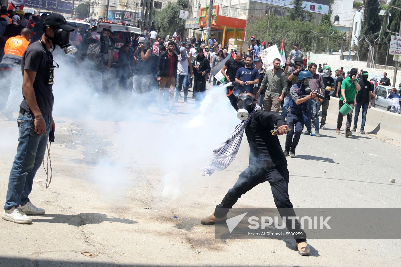 Protests in Palestine due to US Embassy transfer to Jerusalem