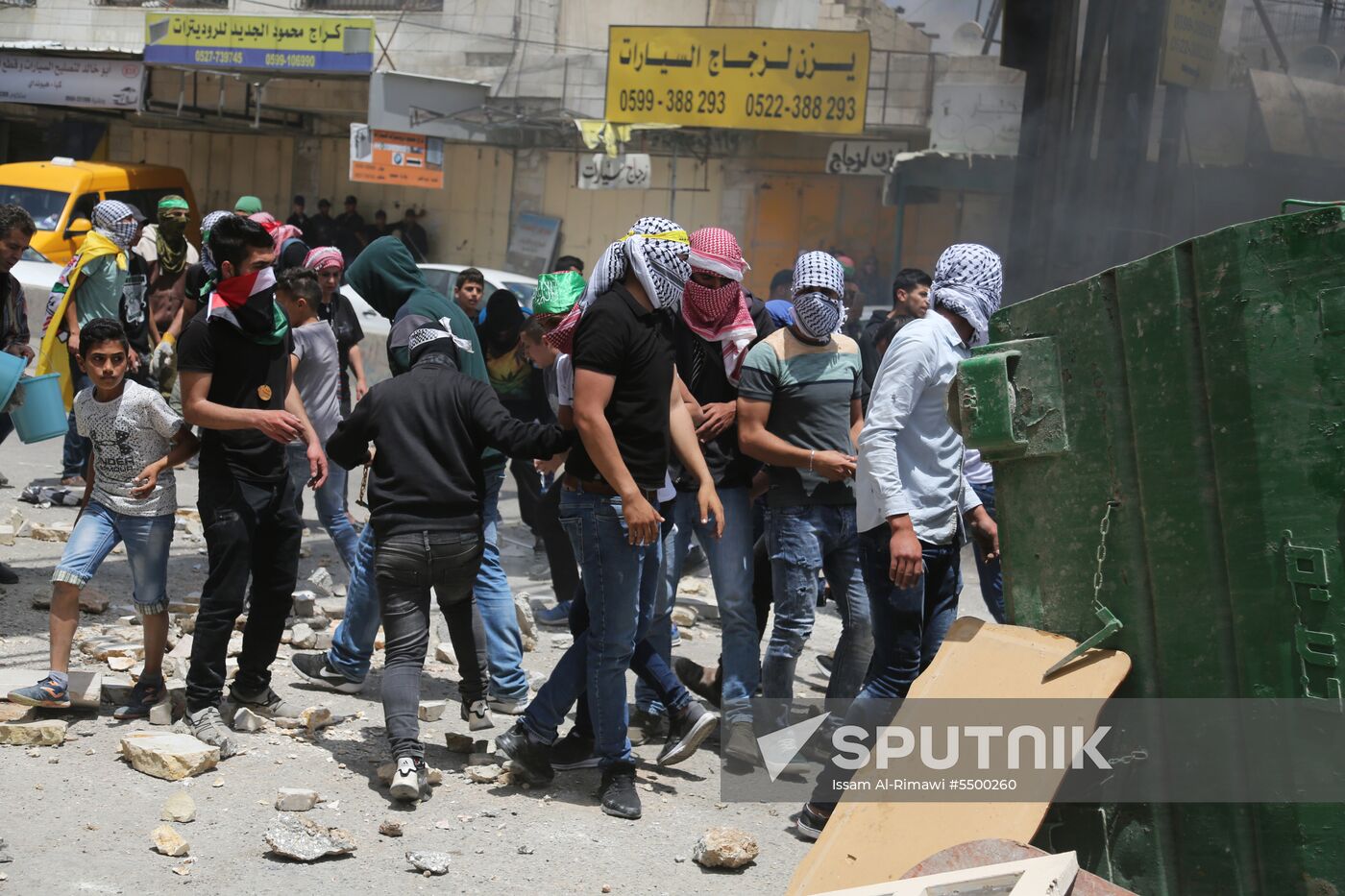 Protests in Palestine due to US Embassy transfer to Jerusalem