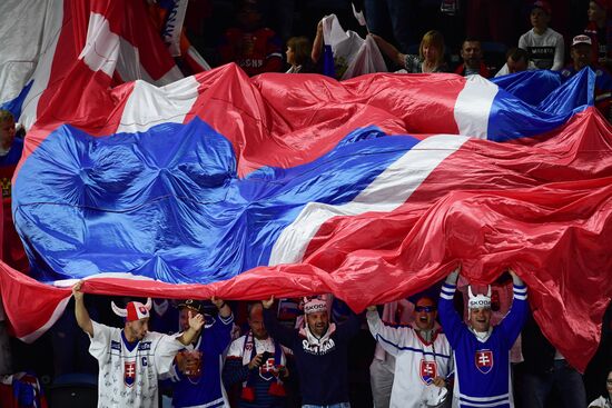 Ice hockey. 2018 IIHF World Championship. Russia vs. Slovakia