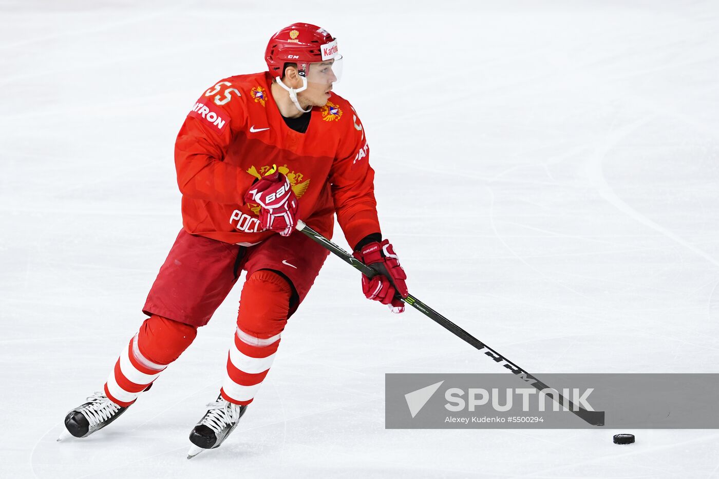 Ice hockey. 2018 IIHF World Championship. Russia vs. Slovakia