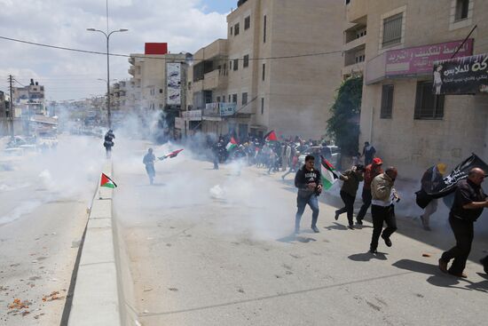 Protests in Palestine due to US Embassy transfer to Jerusalem
