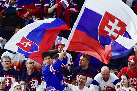 Ice hockey. 2018 IIHF World Championship. Russia vs. Slovakia