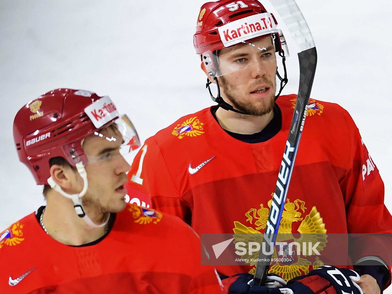 Ice hockey. 2018 IIHF World Championship. Russia vs. Slovakia