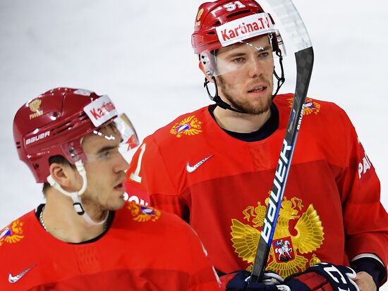 Ice hockey. 2018 IIHF World Championship. Russia vs. Slovakia