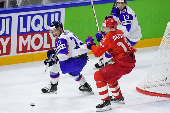Ice hockey. 2018 IIHF World Championship. Russia vs. Slovakia
