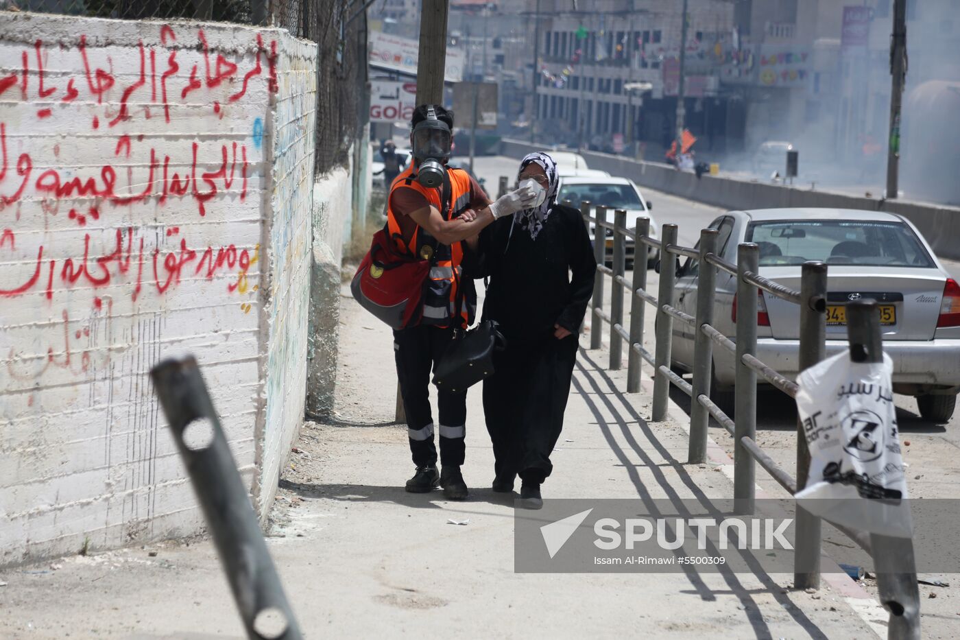 Protests in Palestine due to US Embassy transfer to Jerusalem