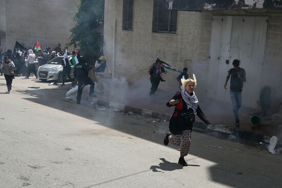 Protests in Palestine due to US Embassy transfer to Jerusalem