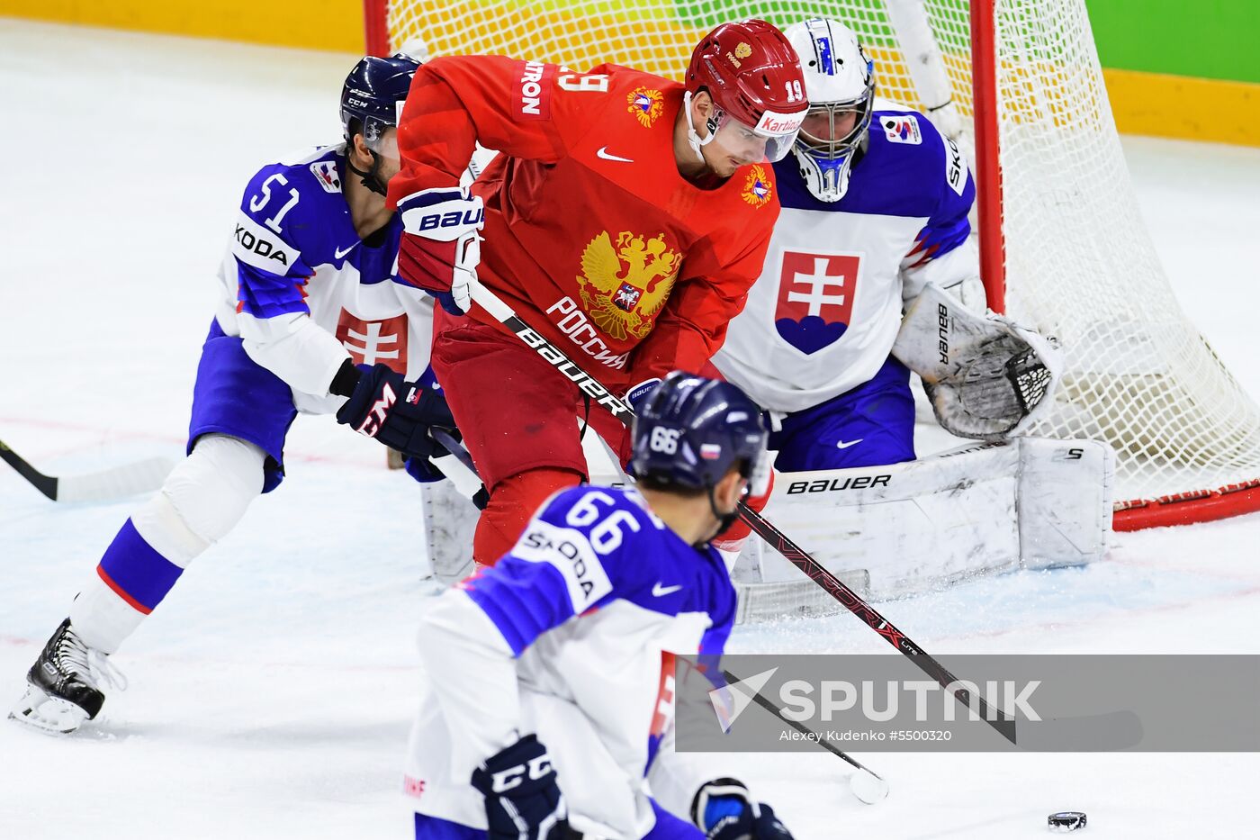 Ice hockey. 2018 IIHF World Championship. Russia vs. Slovakia