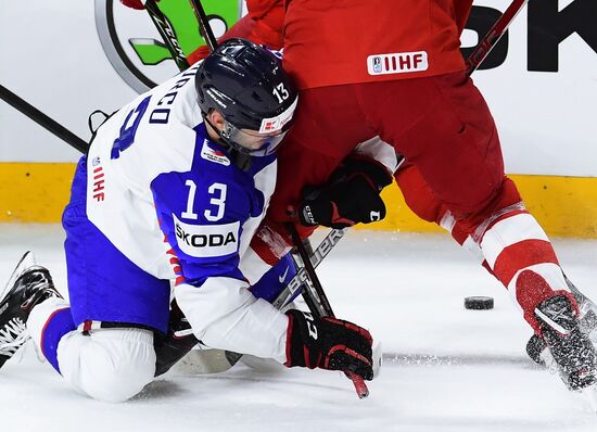 Ice hockey. 2018 IIHF World Championship. Russia vs. Slovakia