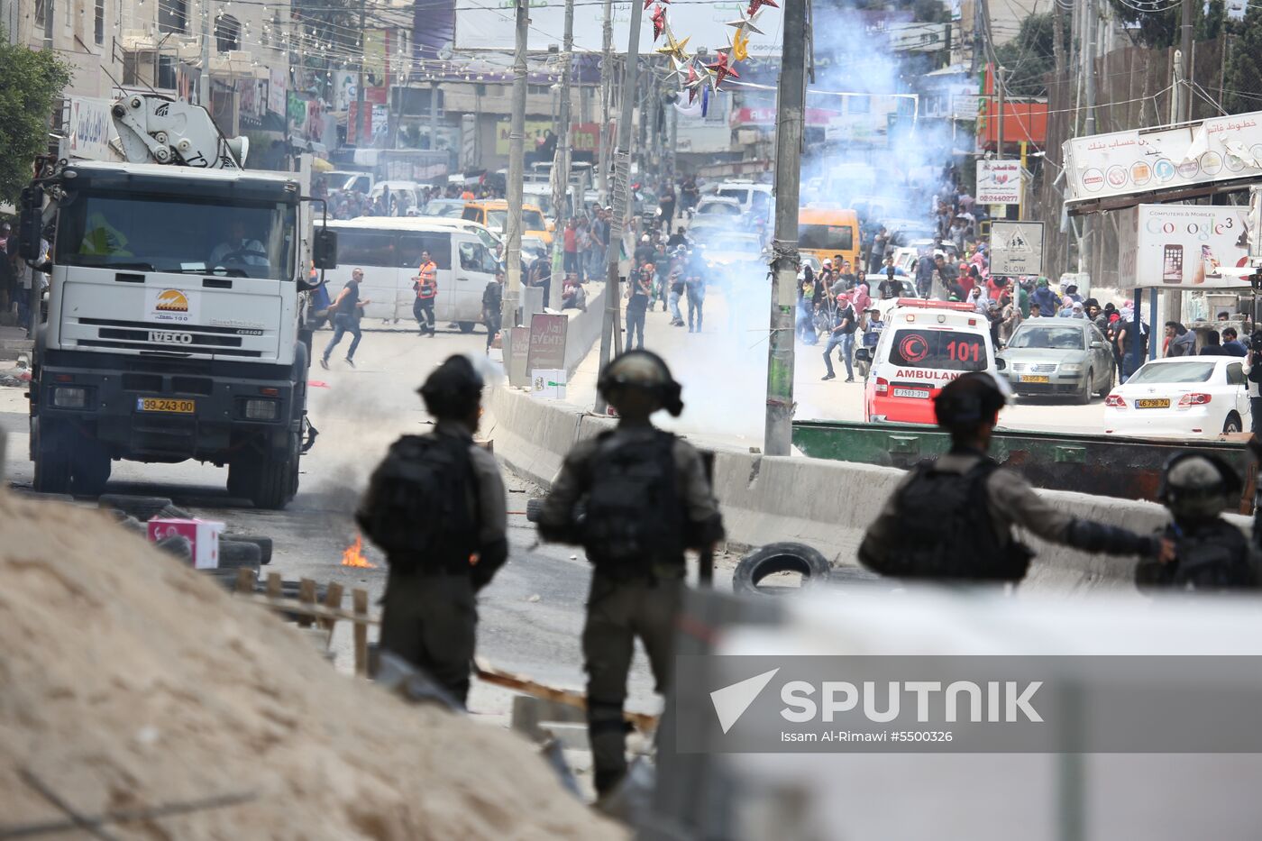 Protests in Palestine due to US Embassy transfer to Jerusalem