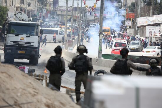 Protests in Palestine due to US Embassy transfer to Jerusalem