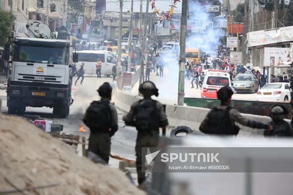 Protests in Palestine due to US Embassy transfer to Jerusalem