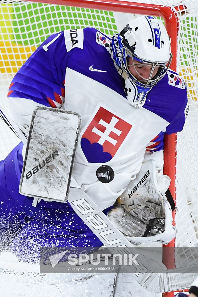 Ice hockey. 2018 IIHF World Championship. Russia vs. Slovakia