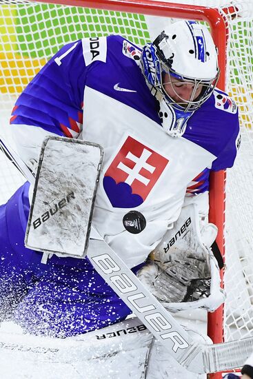 Ice hockey. 2018 IIHF World Championship. Russia vs. Slovakia