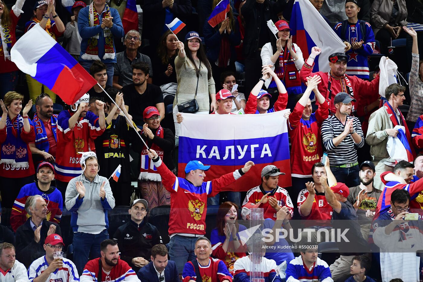Ice hockey. 2018 IIHF World Championship. Russia vs. Slovakia