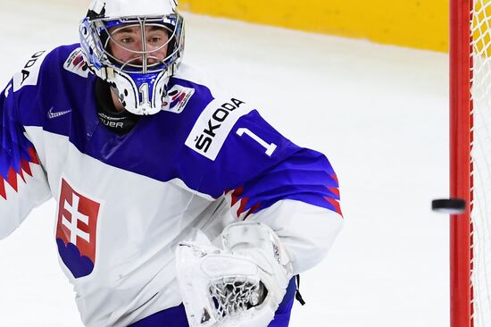 Ice hockey. 2018 IIHF World Championship. Russia vs. Slovakia