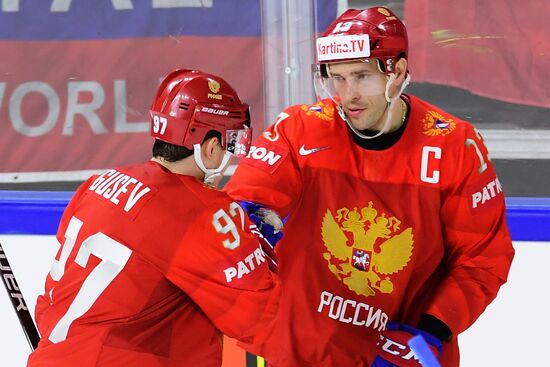 Ice hockey. 2018 IIHF World Championship. Russia vs. Slovakia