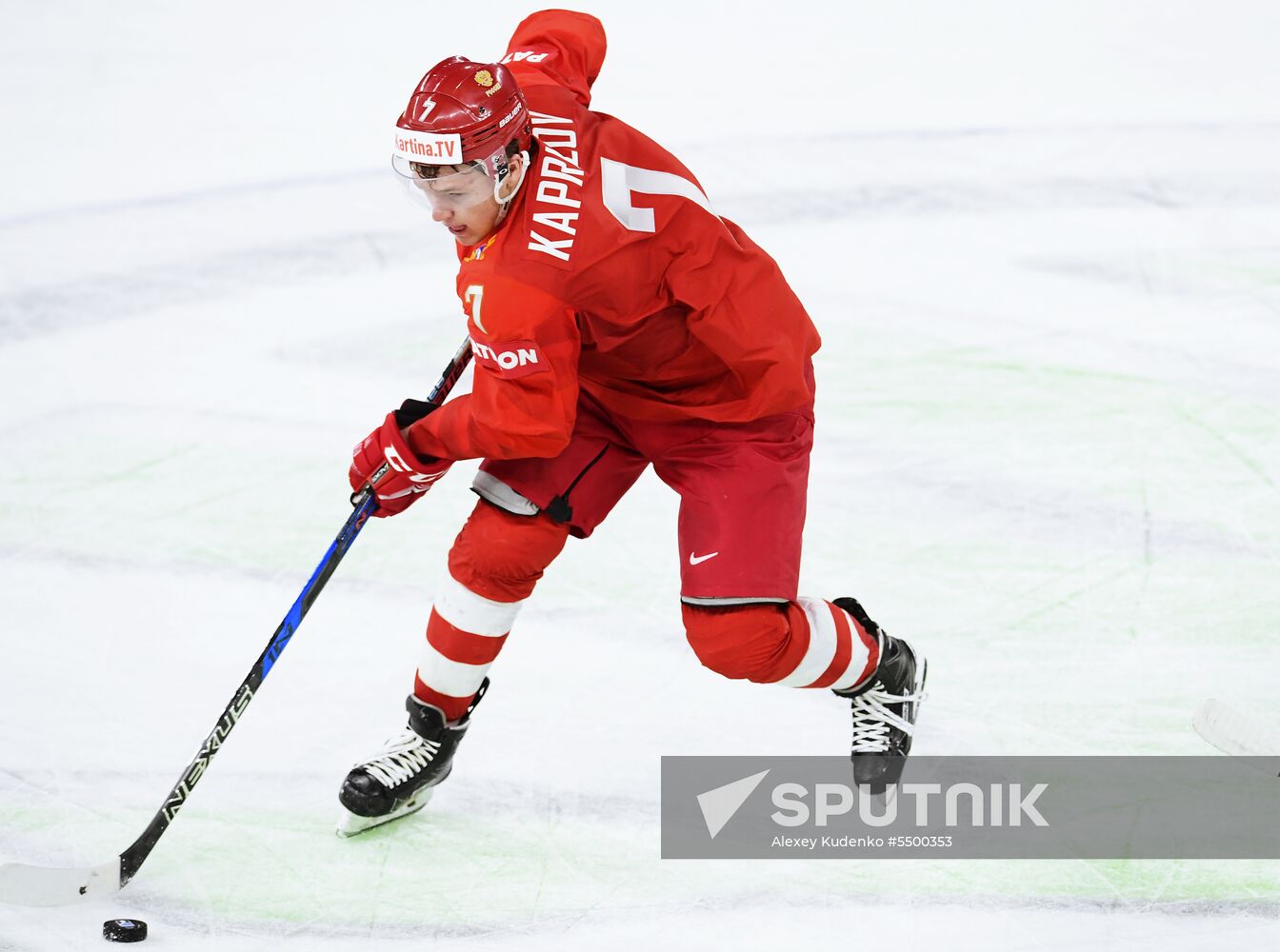 Ice hockey. 2018 IIHF World Championship. Russia vs. Slovakia