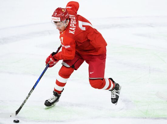 Ice hockey. 2018 IIHF World Championship. Russia vs. Slovakia