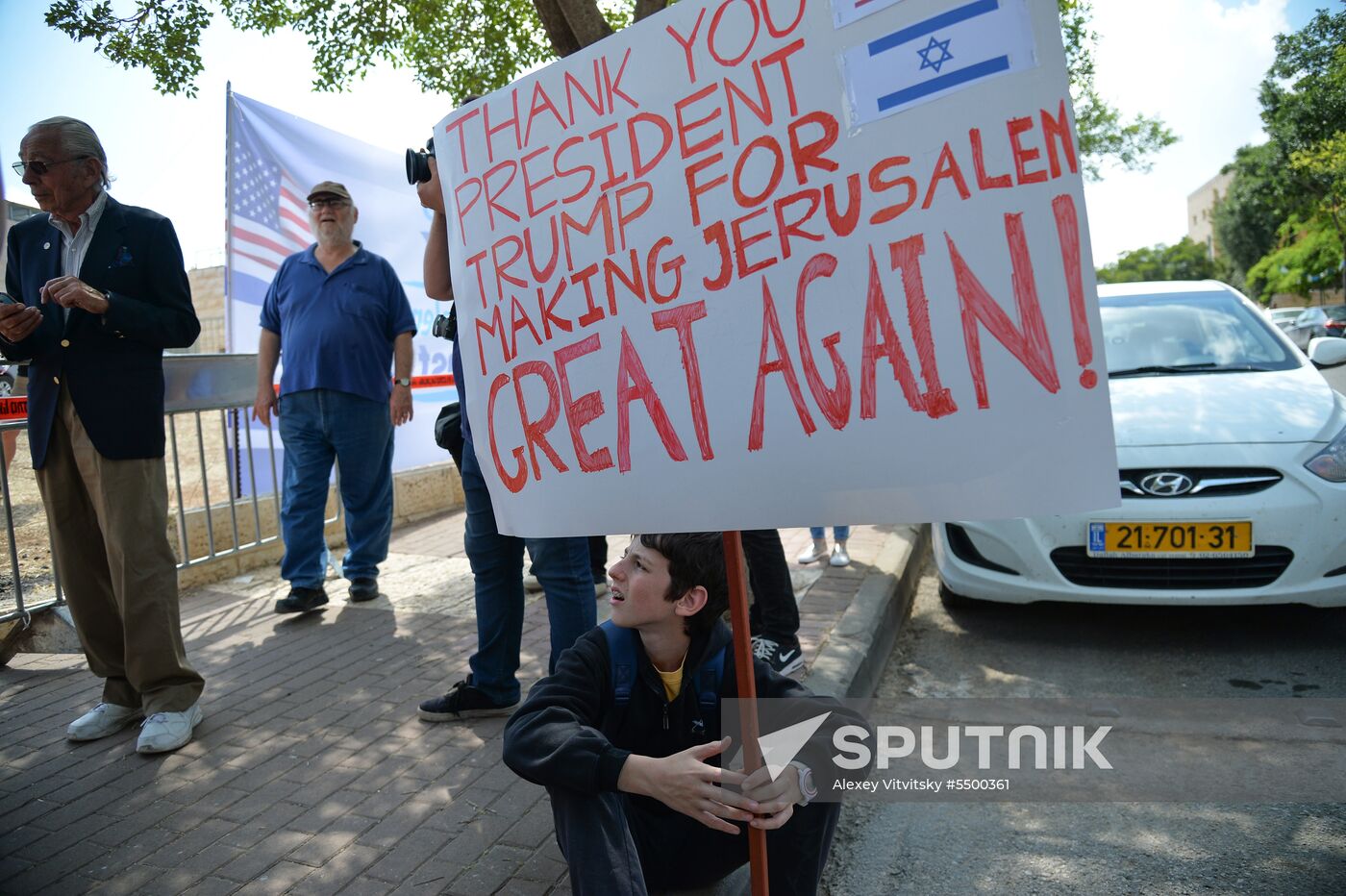 Protests in Palestine due to US Embassy transfer to Jerusalem
