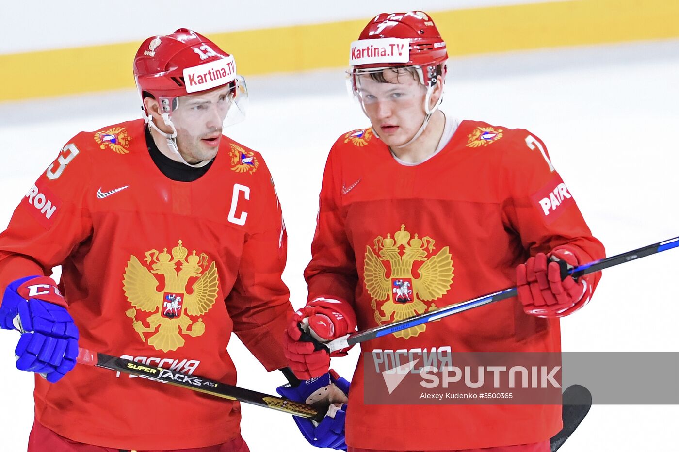 Ice hockey. 2018 IIHF World Championship. Russia vs. Slovakia