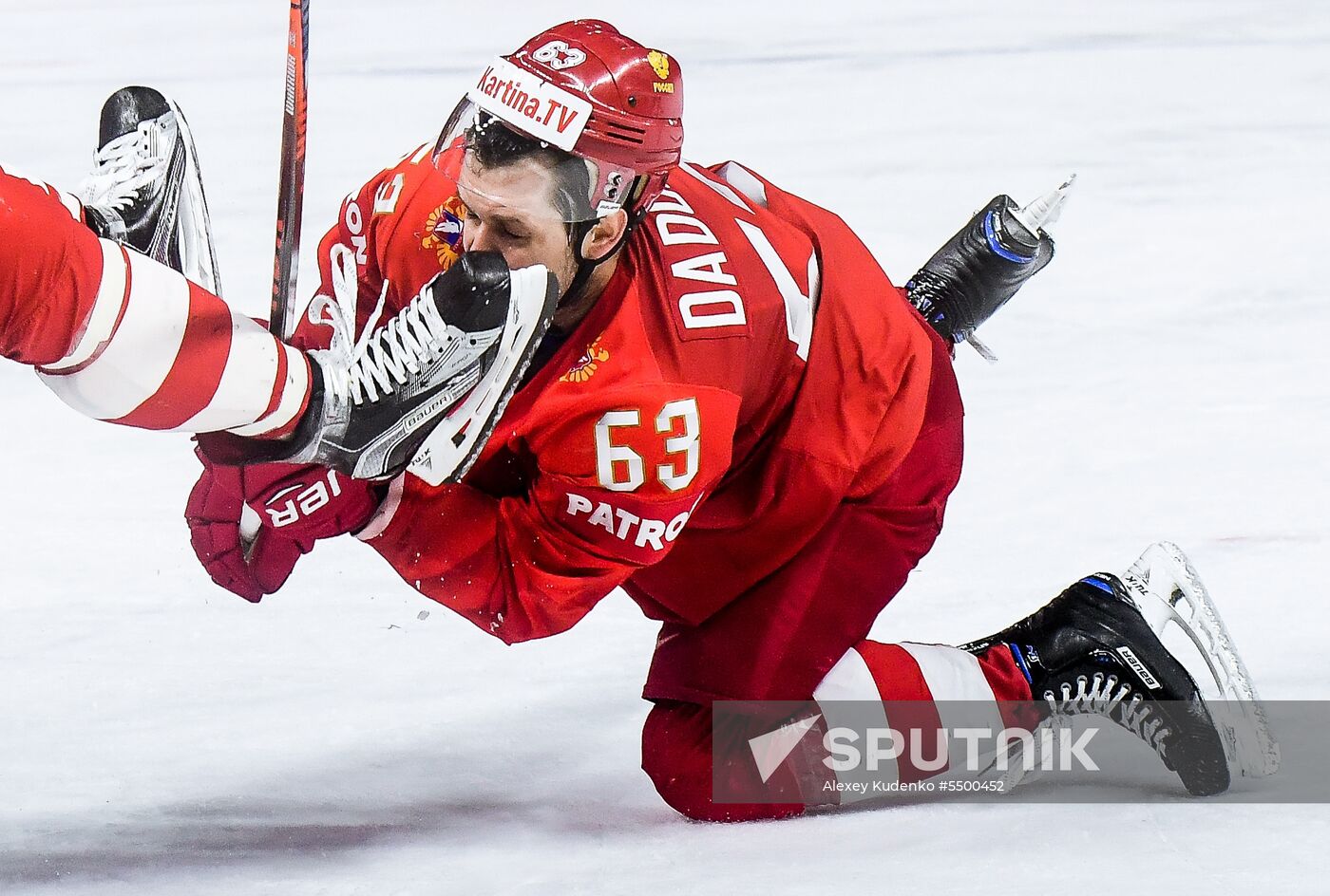 Ice hockey. 2018 IIHF World Championship. Russia vs. Slovakia