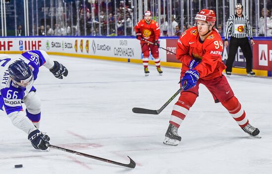 Ice hockey. 2018 IIHF World Championship. Russia vs. Slovakia