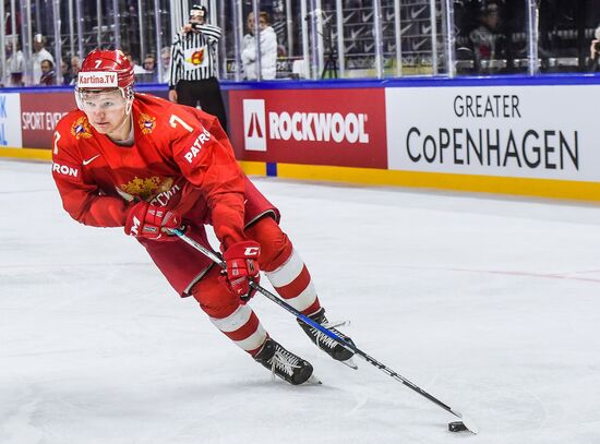 Ice hockey. 2018 IIHF World Championship. Russia vs. Slovakia