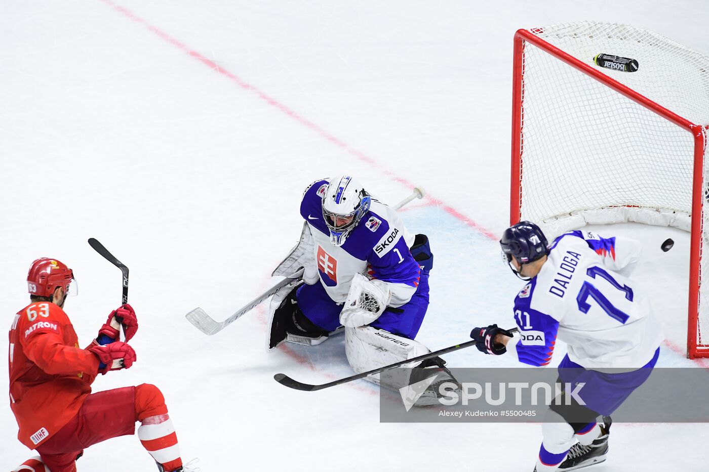 Ice hockey. 2018 IIHF World Championship. Russia vs. Slovakia