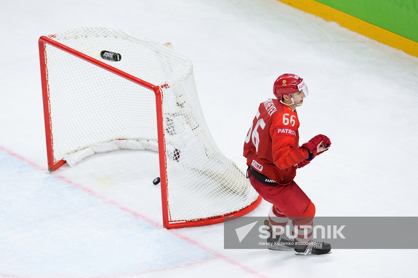 Ice hockey. 2018 IIHF World Championship. Russia vs. Slovakia