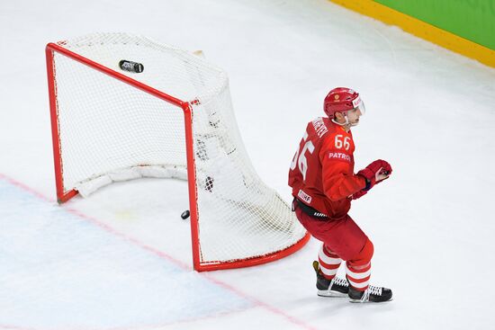 Ice hockey. 2018 IIHF World Championship. Russia vs. Slovakia