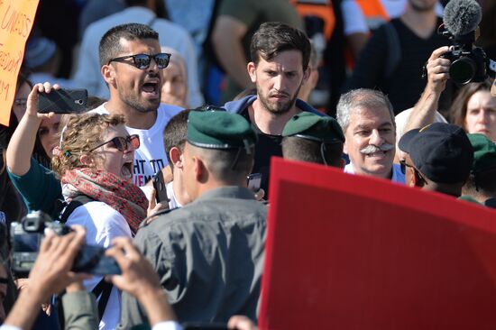 Protests in Palestine due to US Embassy transfer to Jerusalem