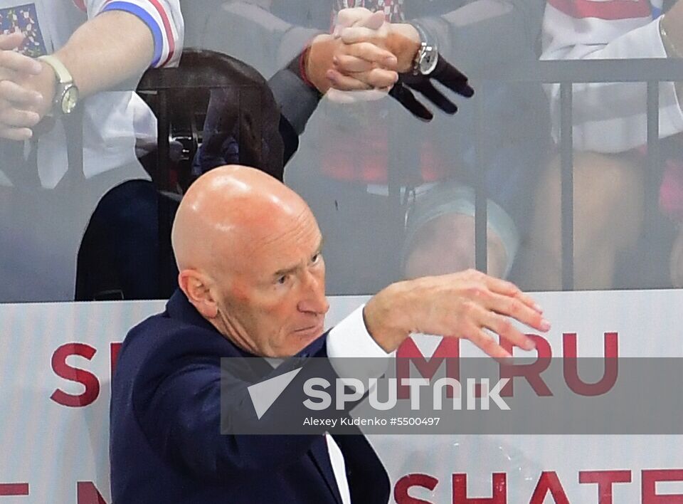 Ice hockey. 2018 IIHF World Championship. Russia vs. Slovakia