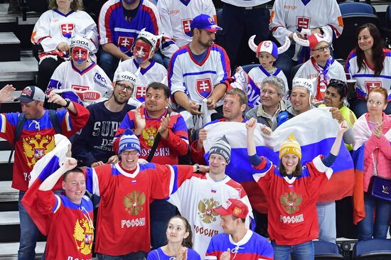 Ice hockey. 2018 IIHF World Championship. Russia vs. Slovakia