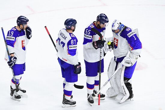Ice hockey. 2018 IIHF World Championship. Russia vs. Slovakia