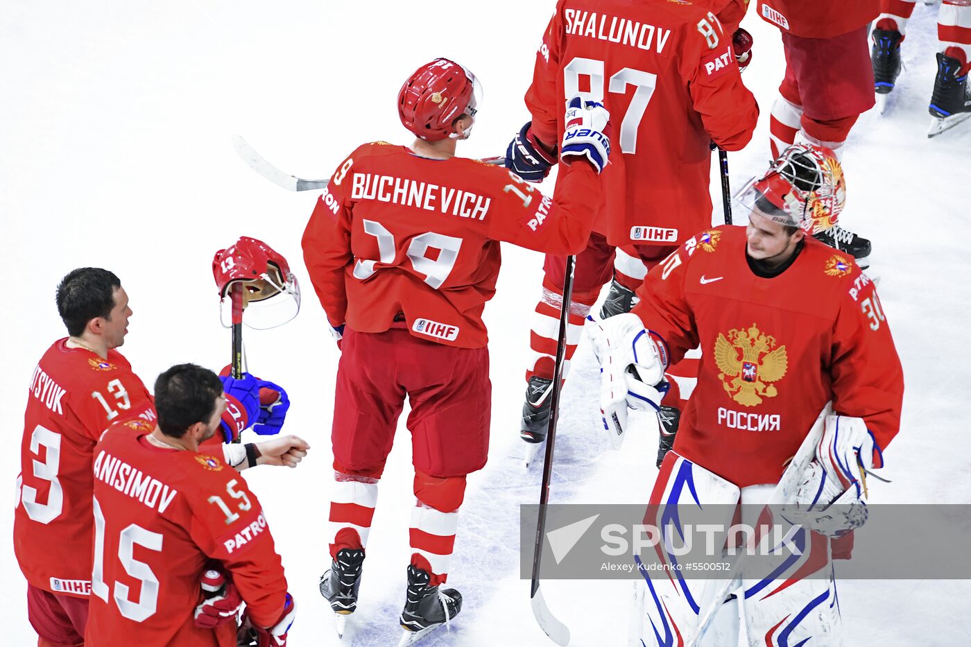 Ice hockey. 2018 IIHF World Championship. Russia vs. Slovakia