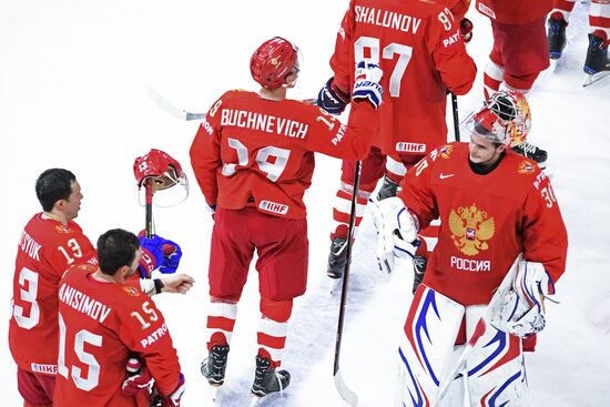 Ice hockey. 2018 IIHF World Championship. Russia vs. Slovakia