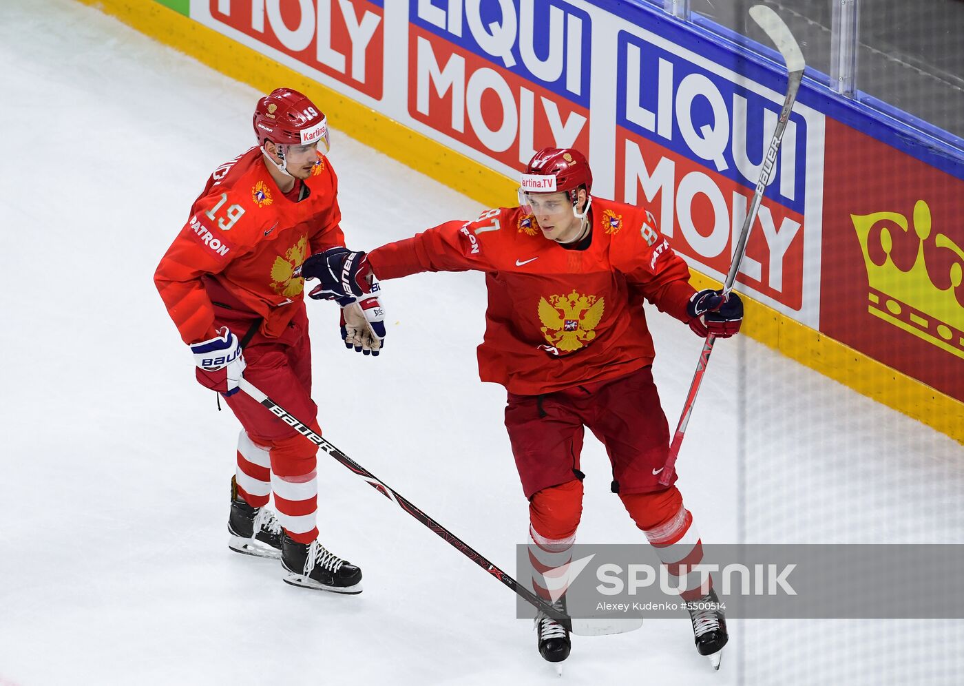 Ice hockey. 2018 IIHF World Championship. Russia vs. Slovakia
