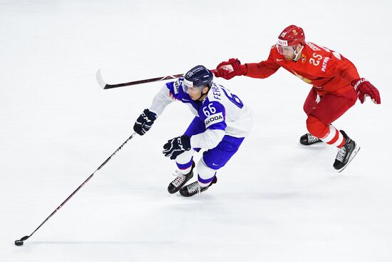 Ice hockey. 2018 IIHF World Championship. Russia vs. Slovakia