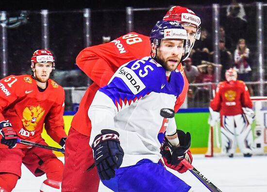 Ice hockey. 2018 IIHF World Championship. Russia vs. Slovakia