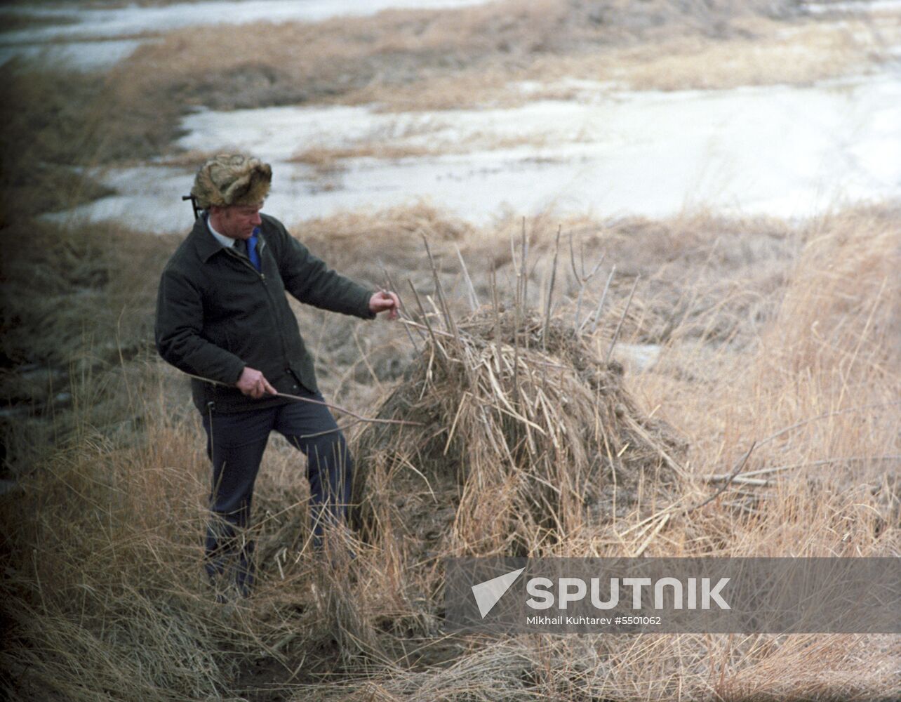 Game warden N. Mayunov