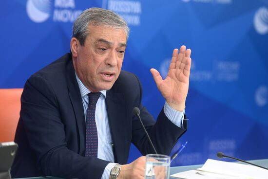News conference with Palestinian Ambassador to Russia Abdel Hafiz Nofal