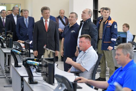 Russian President Vladimir Putin's working trip to Southern Federal District