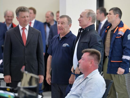 Russian President Vladimir Putin's working trip to Southern Federal District