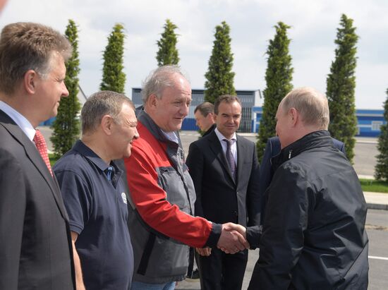 Russian President Vladimir Putin's working trip to Southern Federal District