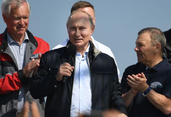 Russian President Vladimir Putin's working trip to Southern Federal District