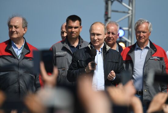 Russian President Vladimir Putin's working trip to Southern Federal District
